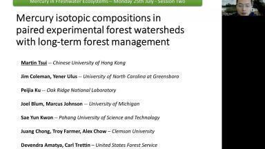 Mercury isotopic compositions in paired experimental forest watersheds with long-term forest management